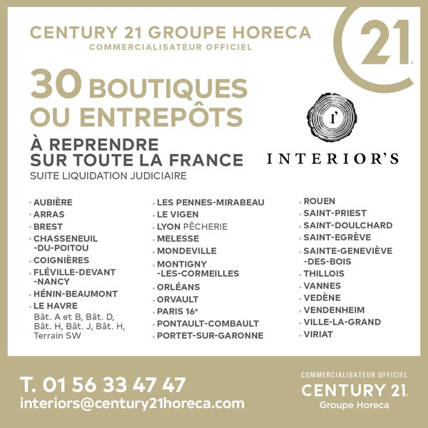 REJOIGNEZ CENTURY 21 GROUPE HORECA